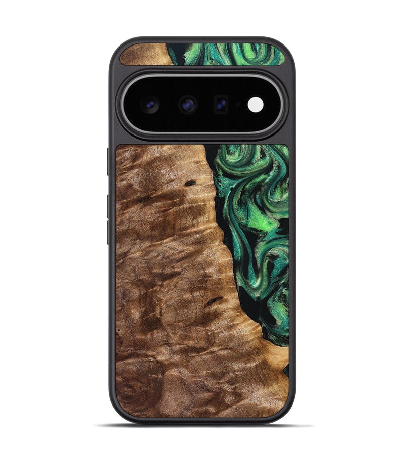 Pixel 11 Pro Wood Phone Case - Mathias (Green, 828671)