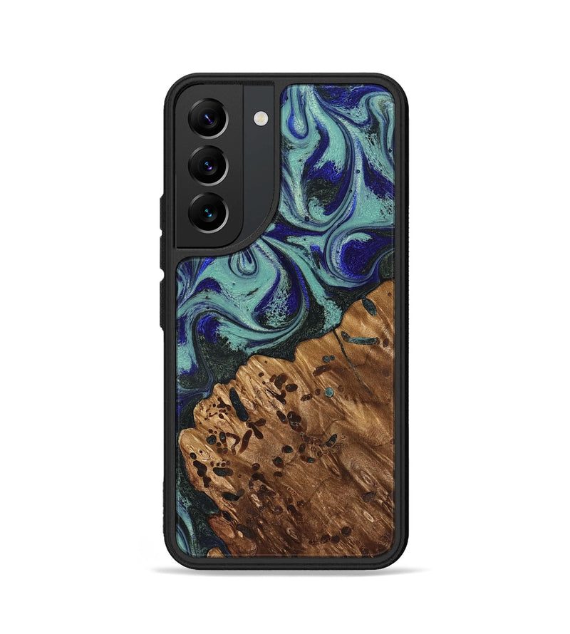 Galaxy S22 Wood Phone Case - Oliver (Green, 828672)