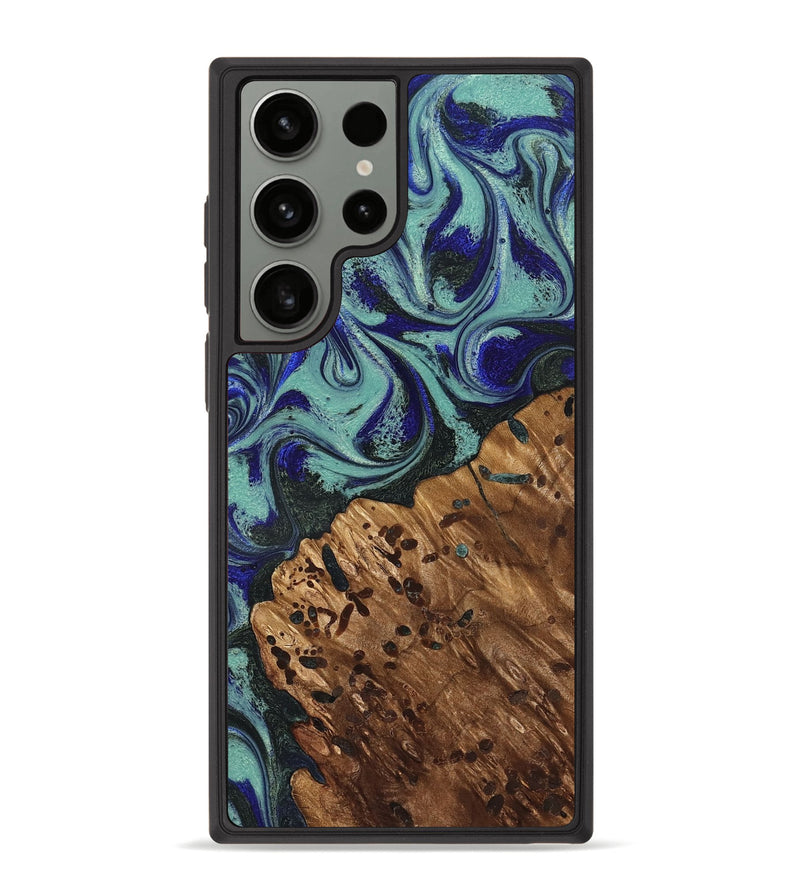Galaxy S23 Ultra Wood Phone Case - Oliver (Green, 828672)