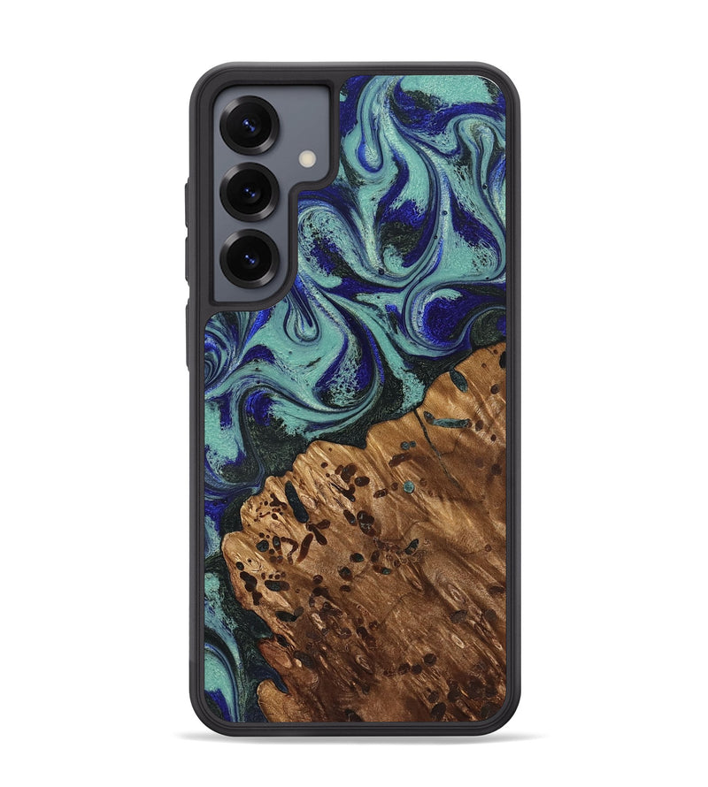 Galaxy S25 Plus Wood Phone Case - Oliver (Green, 828672)