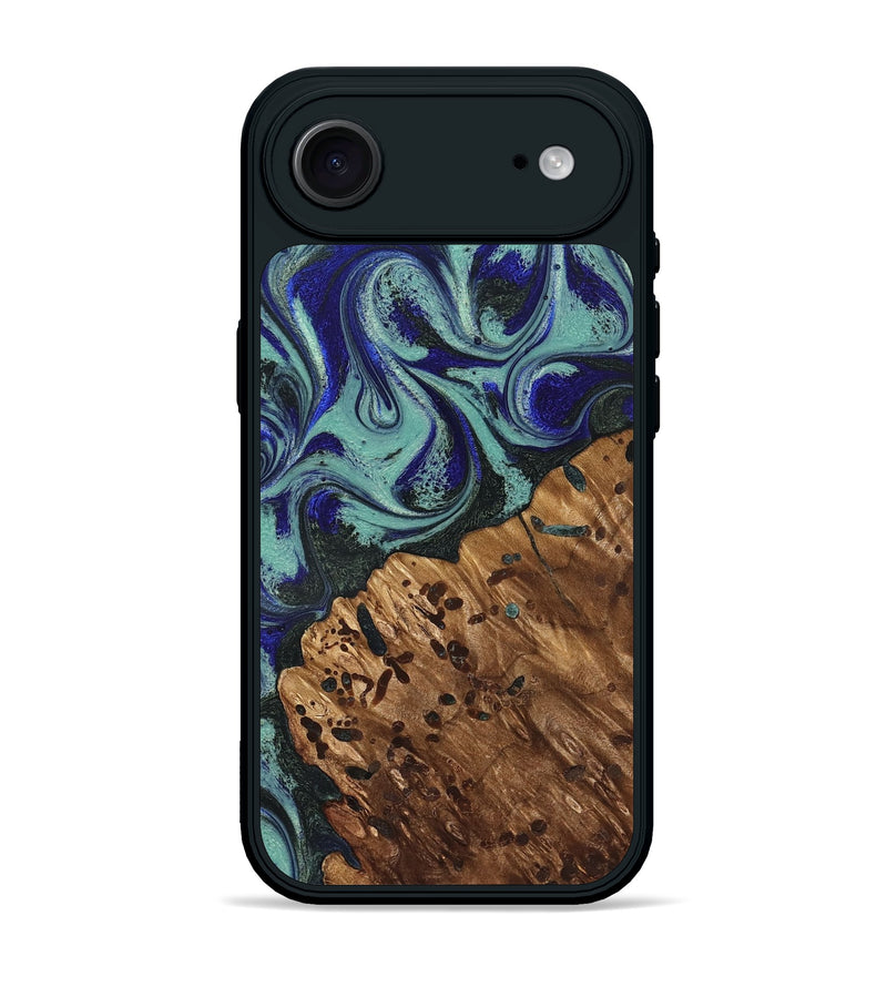 iPhone 17 Air Wood Phone Case - Oliver (Green, 828672)