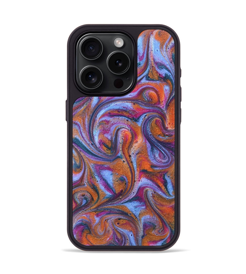 iPhone 15 Pro ResinArt Phone Case - Sheena (Blue, 828674)