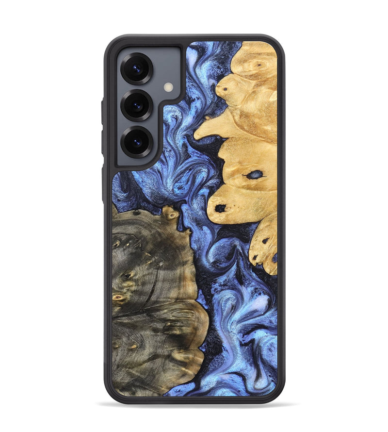 Galaxy S25 Plus Wood Phone Case - Collins (Blue, 828676)