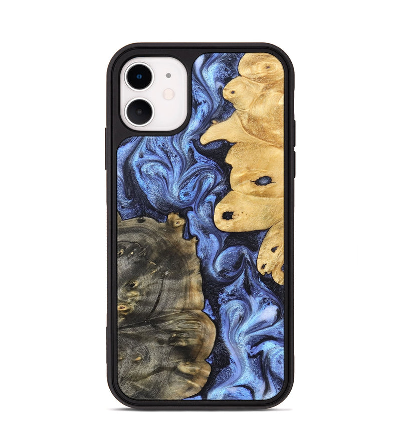 iPhone 11 Wood Phone Case - Collins (Blue, 828676)