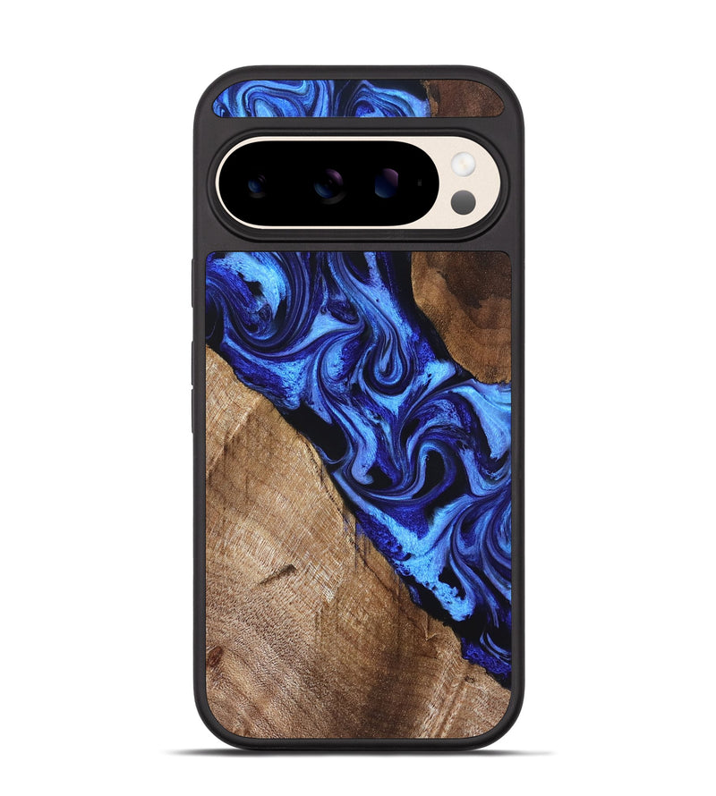 Pixel 10 Wood Phone Case - Iliana (Blue, 828679)