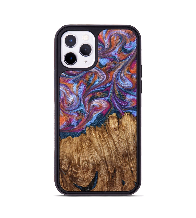 iPhone 11 Pro Wood Phone Case - Chanel (Blue, 828684)