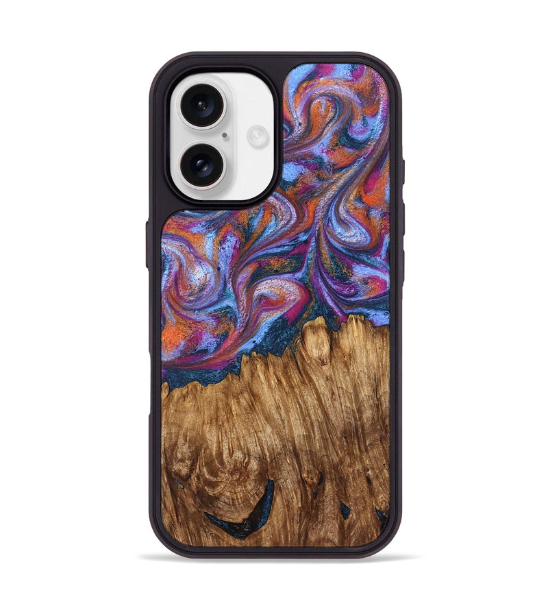 iPhone 17 Wood Phone Case - Chanel (Blue, 828684)