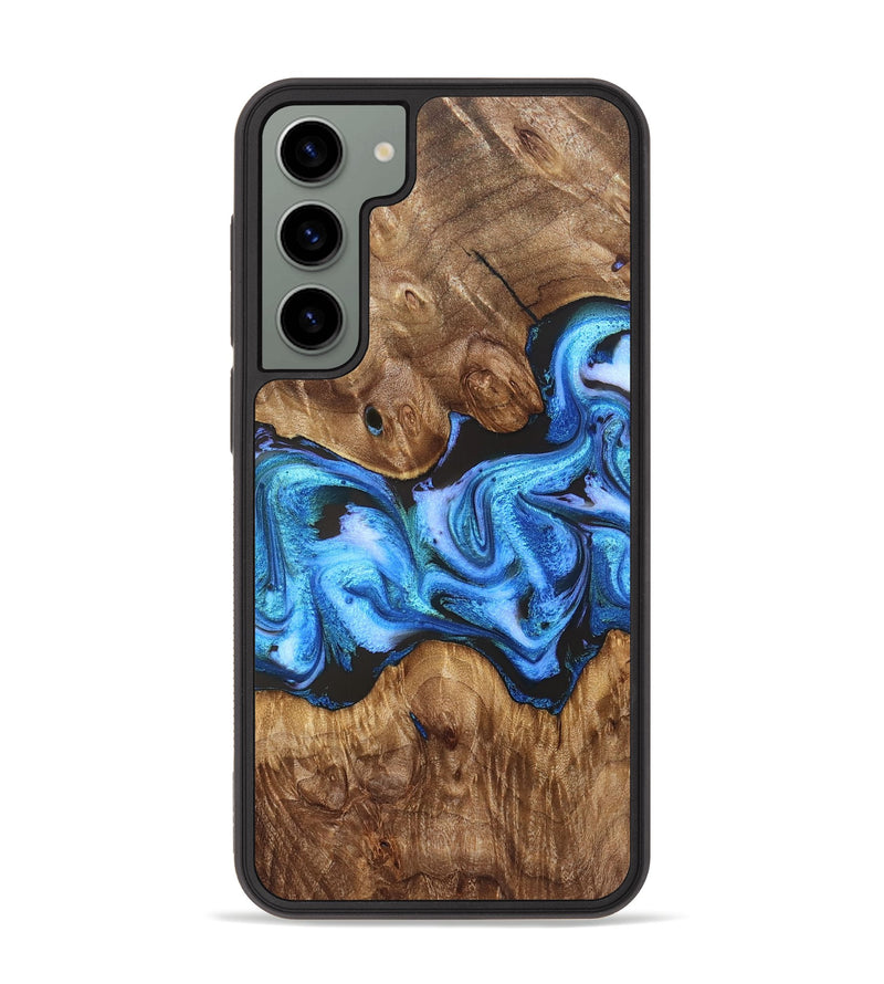 Galaxy S23 Plus Wood Phone Case - Mila (Blue, 828685)
