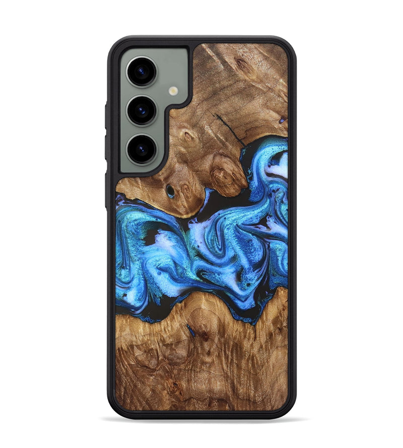 Galaxy S24 Plus Wood Phone Case - Mila (Blue, 828685)