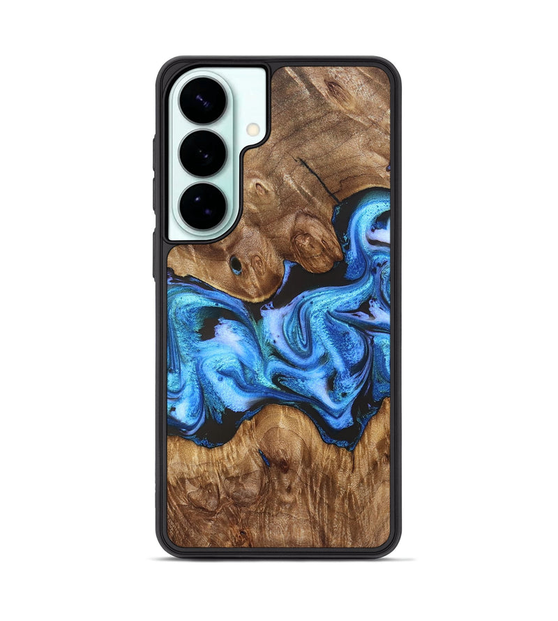 Galaxy S26 Plus Wood Phone Case - Mila (Blue, 828685)