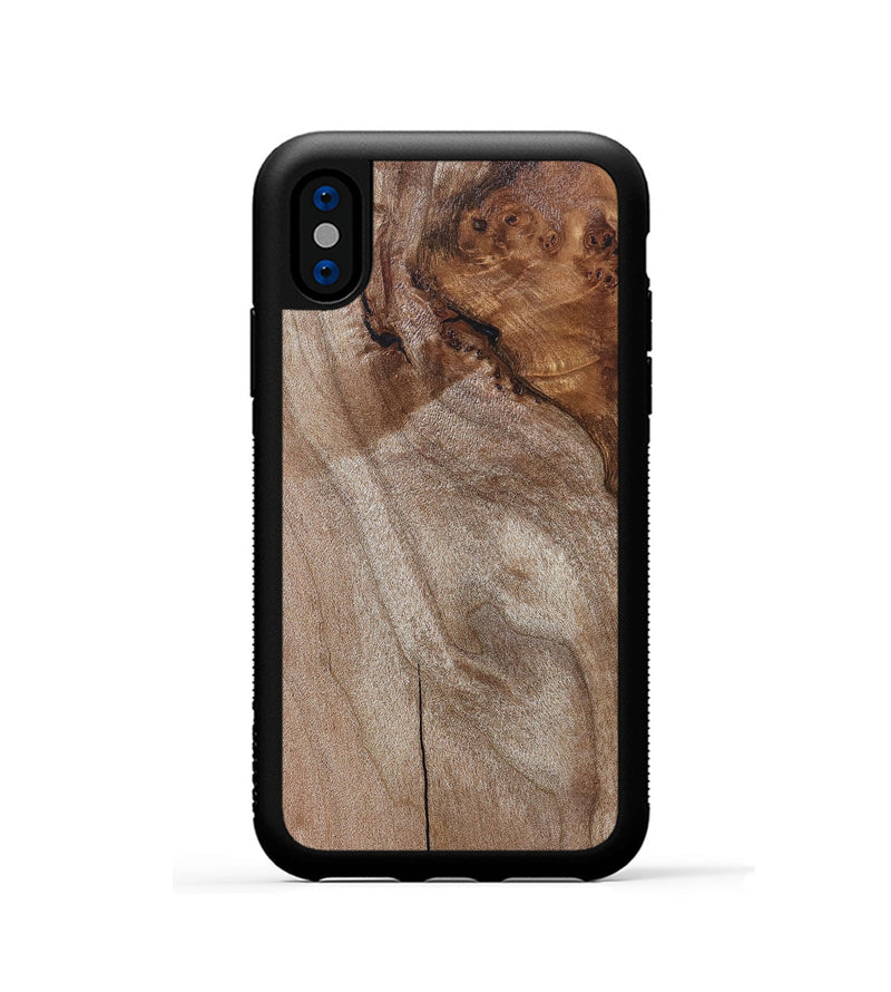 iPhone Xs Wood Phone Case - Beryl (Wood Burl, 828693)