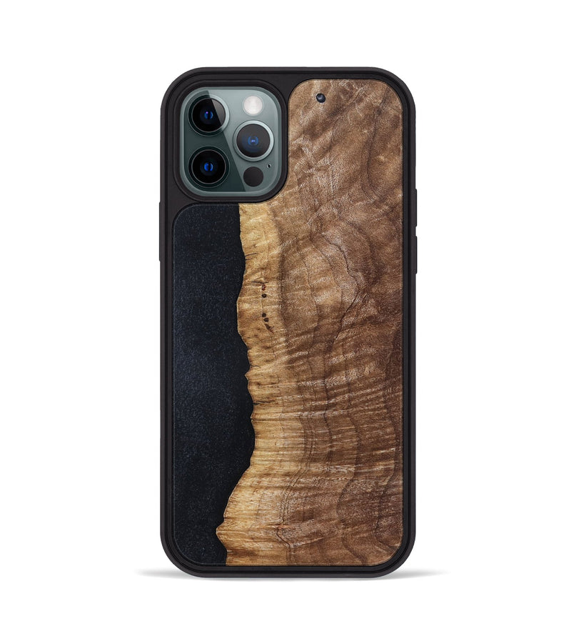 iPhone 12 Pro Wood Phone Case - Caitlin (Wood Burl, 828696)
