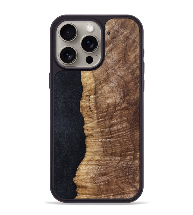 iPhone 15 Pro Max Wood Phone Case - Caitlin (Wood Burl, 828696)