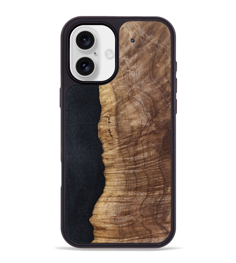 iPhone 16 Plus Wood Phone Case - Caitlin (Wood Burl, 828696)