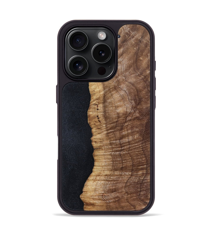 iPhone 16 Pro Wood Phone Case - Caitlin (Wood Burl, 828696)