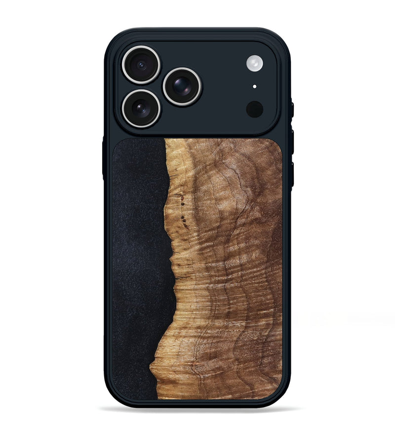 iPhone 17 Pro Max Wood Phone Case - Caitlin (Wood Burl, 828696)