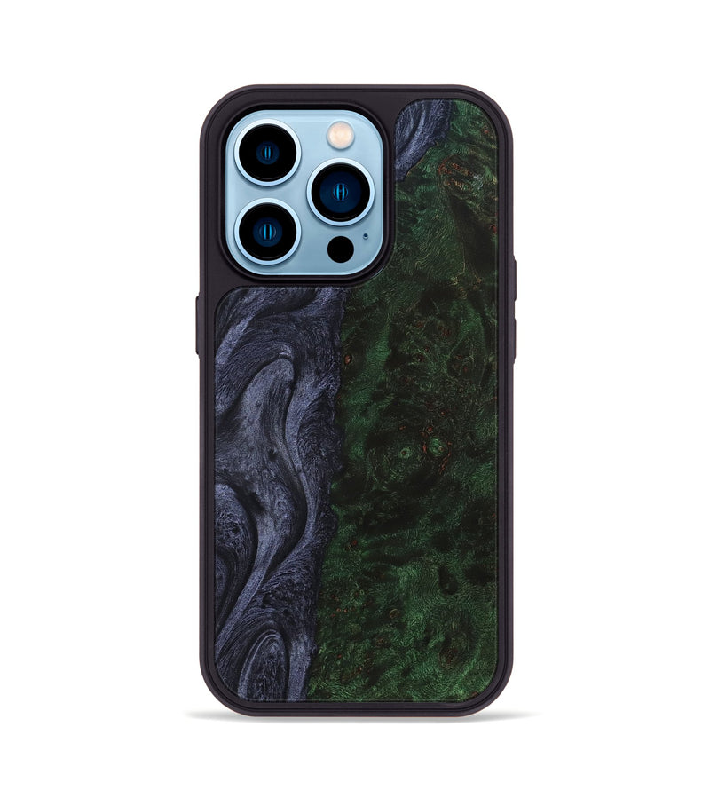 iPhone 14 Pro Wood Phone Case - Johnson (Wood Burl, 828698)