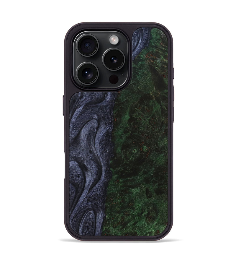 iPhone 16 Pro Wood Phone Case - Johnson (Wood Burl, 828698)