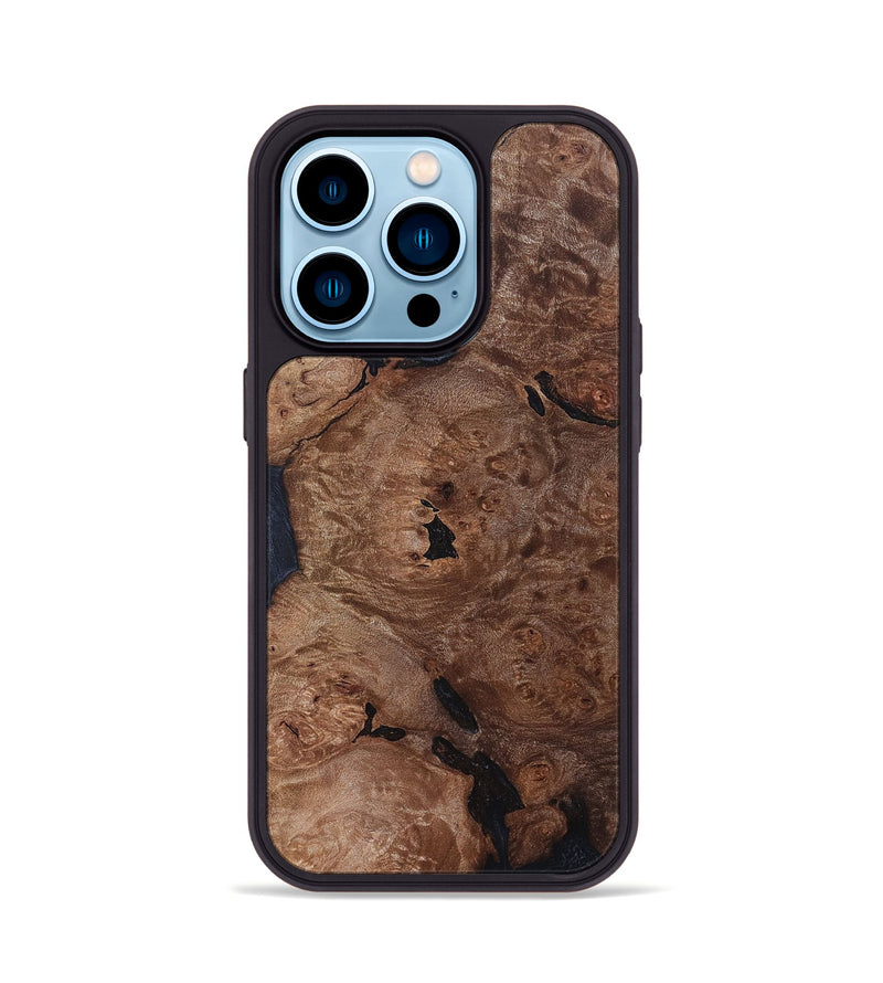 iPhone 14 Pro Wood Phone Case - Jolette (Wood Burl, 828700)