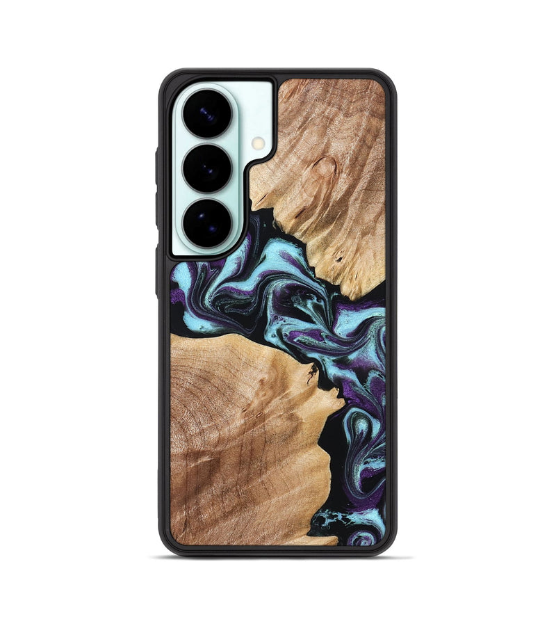 Galaxy S26 Wood Phone Case - Leda (Purple, 828706)