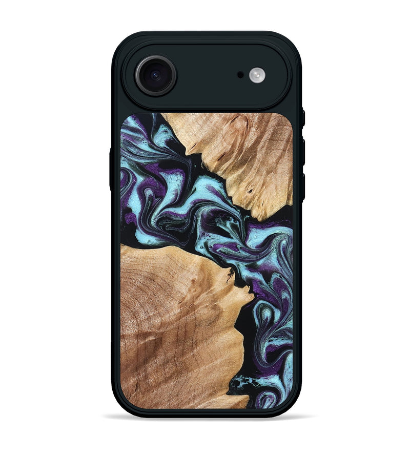 iPhone 17 Air Wood Phone Case - Leda (Purple, 828706)