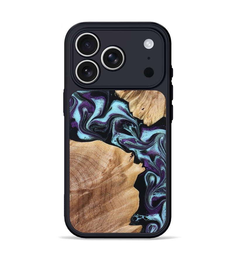iPhone 17 Pro Wood Phone Case - Leda (Purple, 828706)