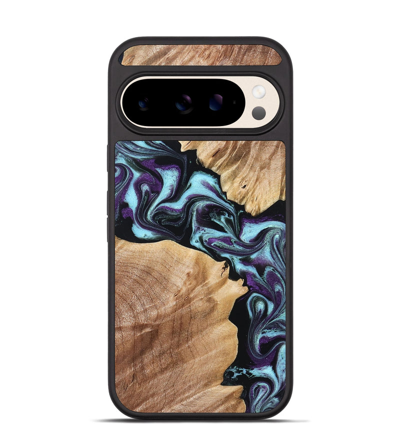 Pixel 10 Wood Phone Case - Leda (Purple, 828706)
