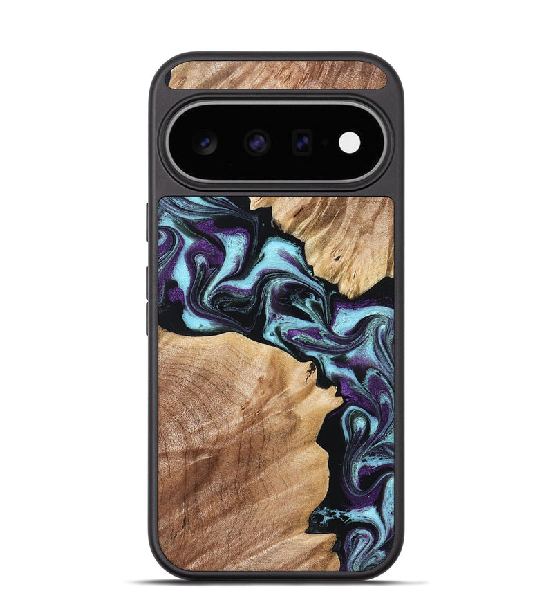 Pixel 11 Wood Phone Case - Leda (Purple, 828706)