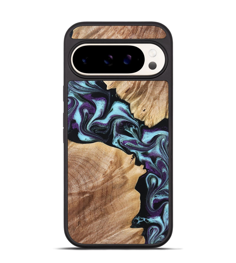 Pixel 9 Pro Wood Phone Case - Leda (Purple, 828706)