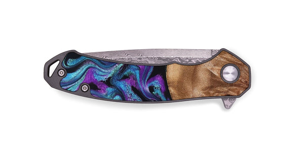 EDC Wood Pocket Knife - Moses (Purple, 828707)
