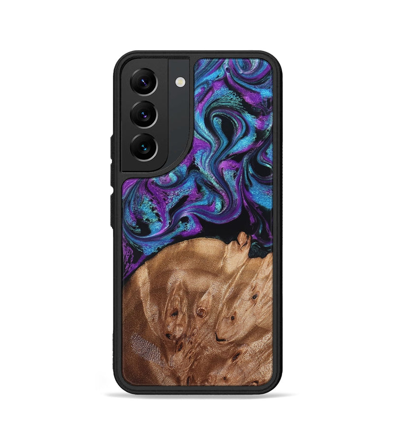 Galaxy S22 Wood Phone Case - Moses (Purple, 828707)