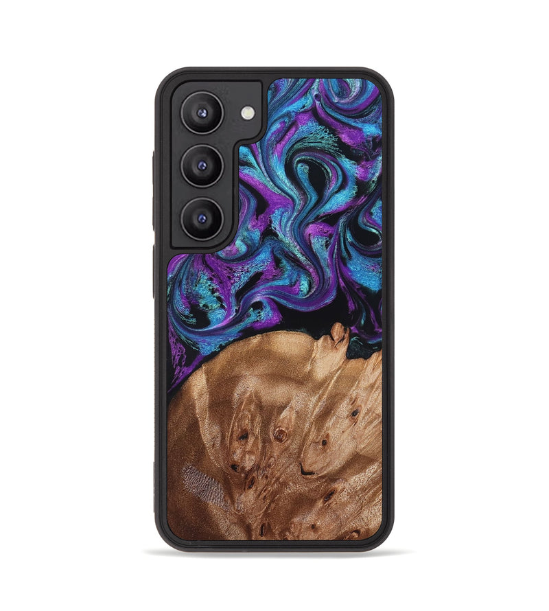 Galaxy S23 Wood Phone Case - Moses (Purple, 828707)
