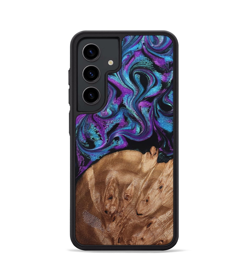 Galaxy S24 Wood Phone Case - Moses (Purple, 828707)