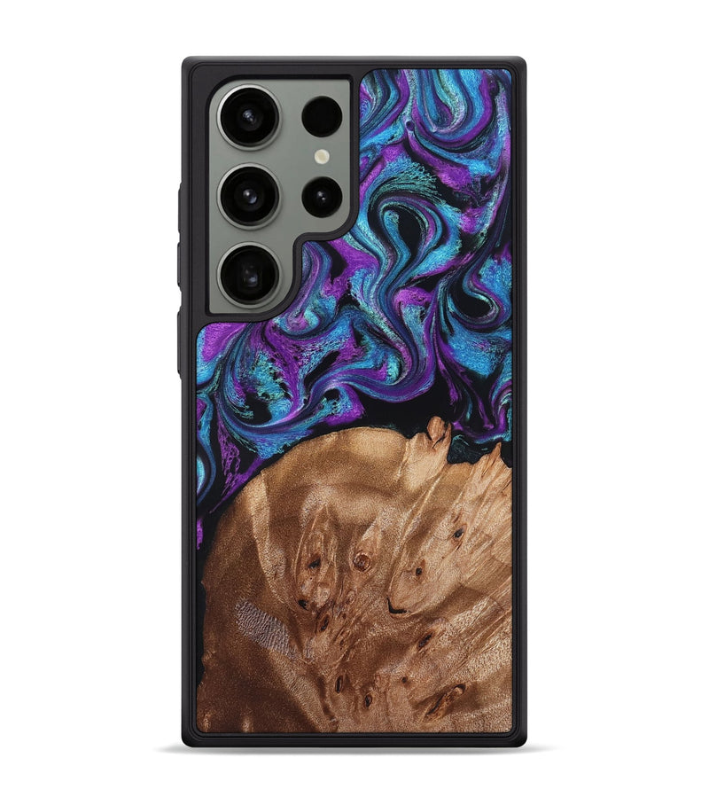 Galaxy S24 Ultra Wood Phone Case - Moses (Purple, 828707)
