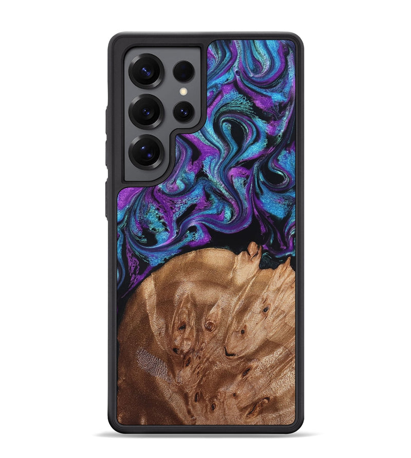 Galaxy S25 Ultra Wood Phone Case - Moses (Purple, 828707)