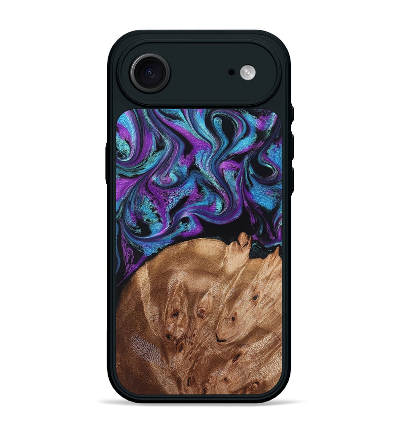 iPhone 17 Air Wood Phone Case - Moses (Purple, 828707)