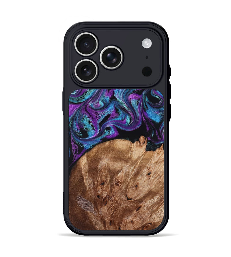 iPhone 17 Pro Wood Phone Case - Moses (Purple, 828707)