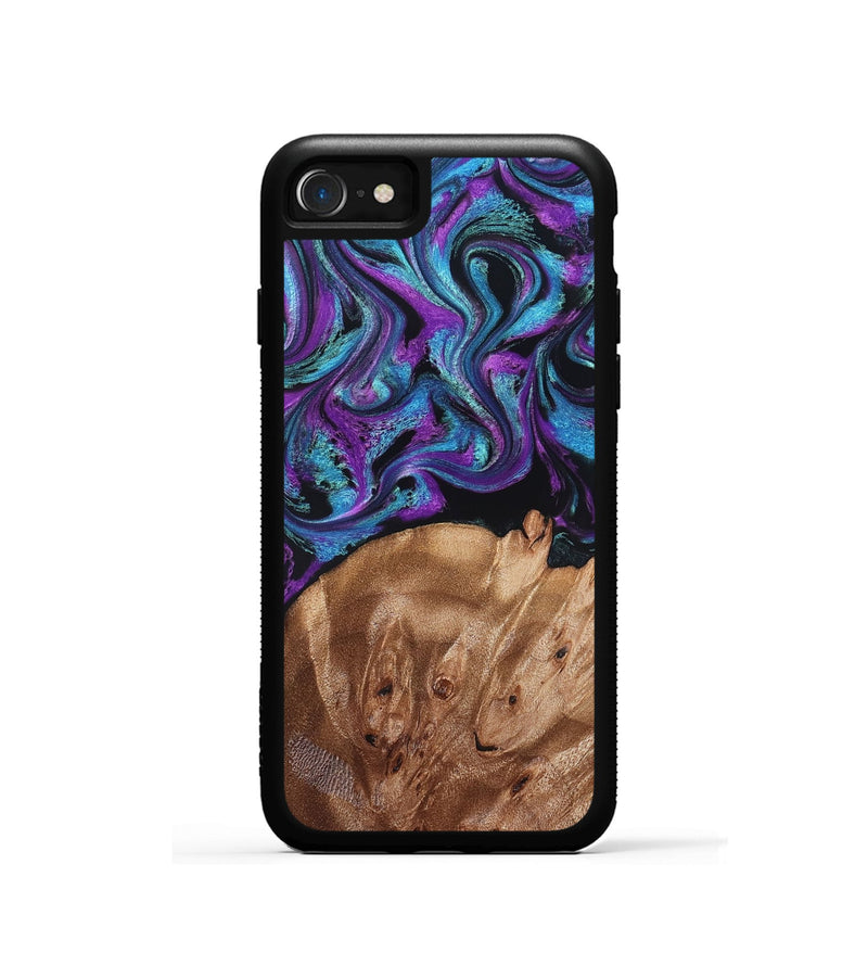 iPhone SE Wood Phone Case - Moses (Purple, 828707)
