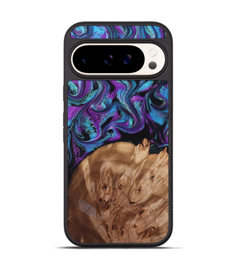 Pixel 9 Pro Wood Phone Case - Moses (Purple, 828707)