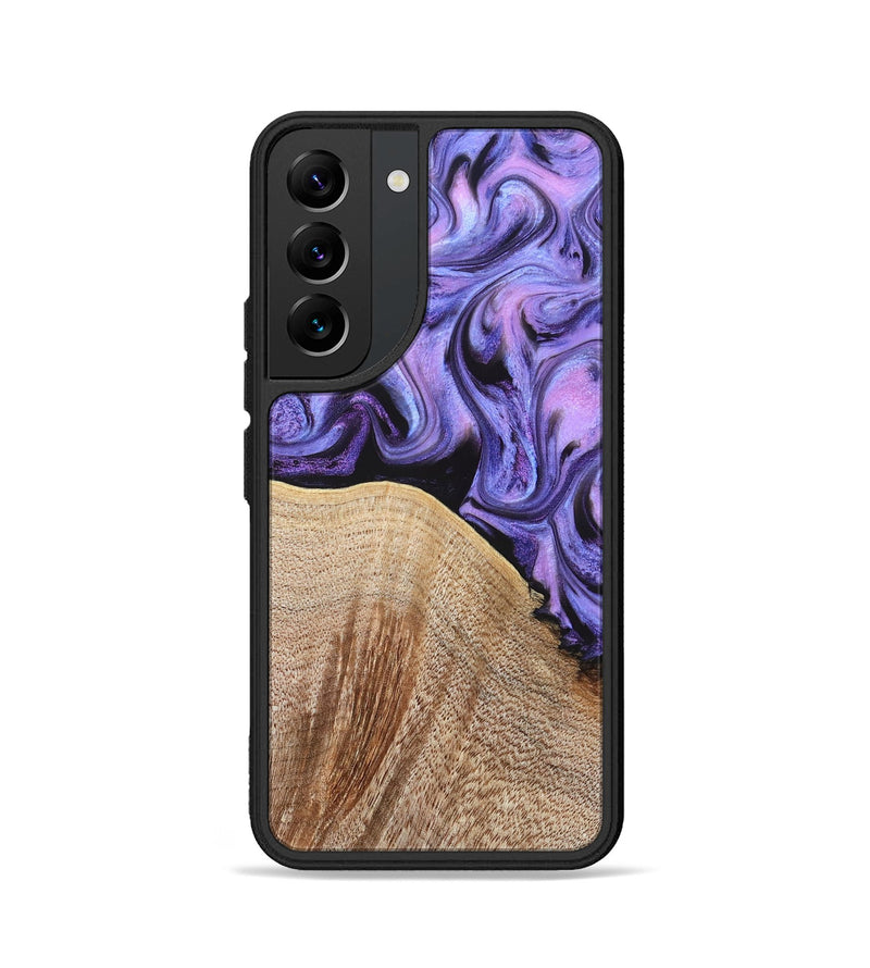 Galaxy S22 Wood Phone Case - Avani (Purple, 828708)
