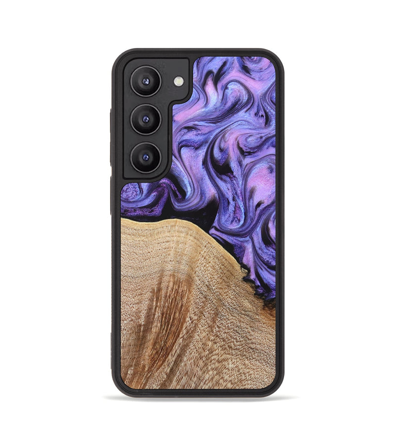 Galaxy S23 Wood Phone Case - Avani (Purple, 828708)