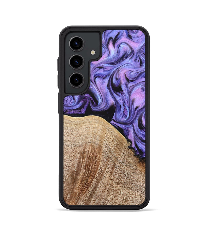 Galaxy S24 Wood Phone Case - Avani (Purple, 828708)