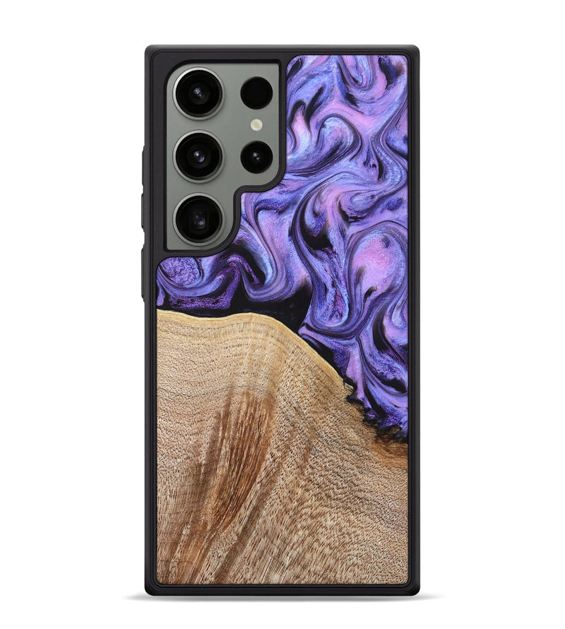 Galaxy S24 Ultra Wood Phone Case - Avani (Purple, 828708)