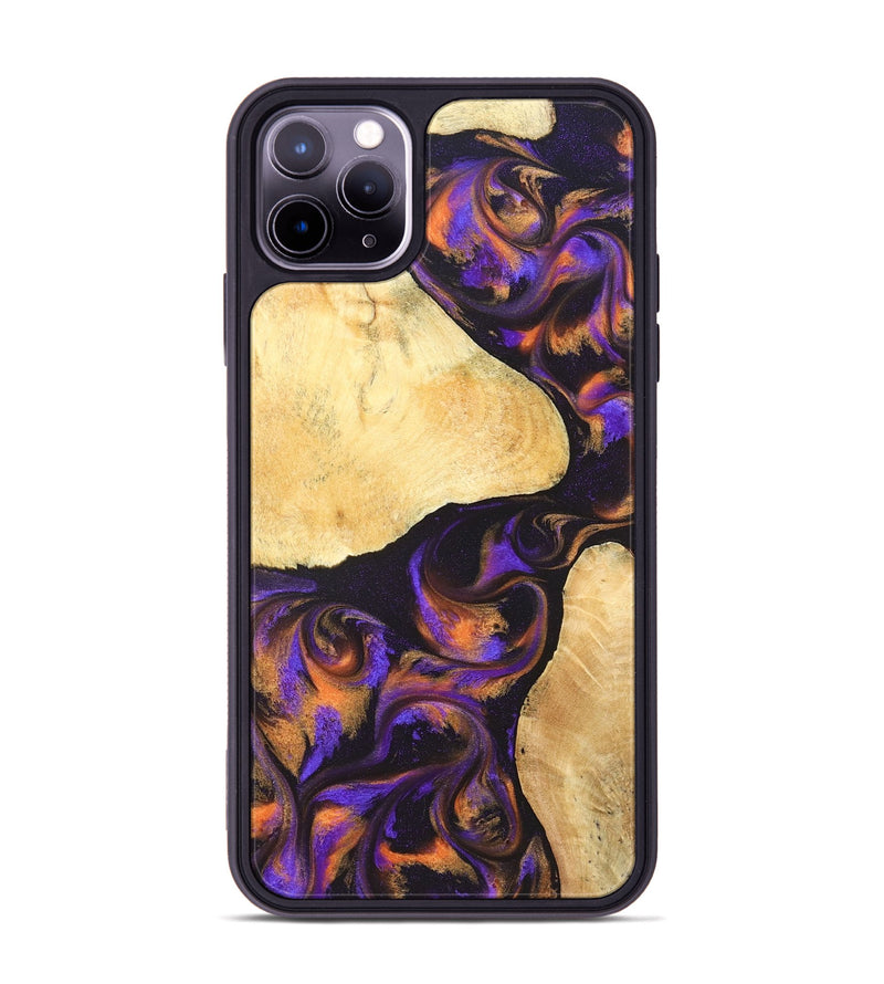 iPhone 11 Pro Max Wood Phone Case - Esteban (Purple, 828709)