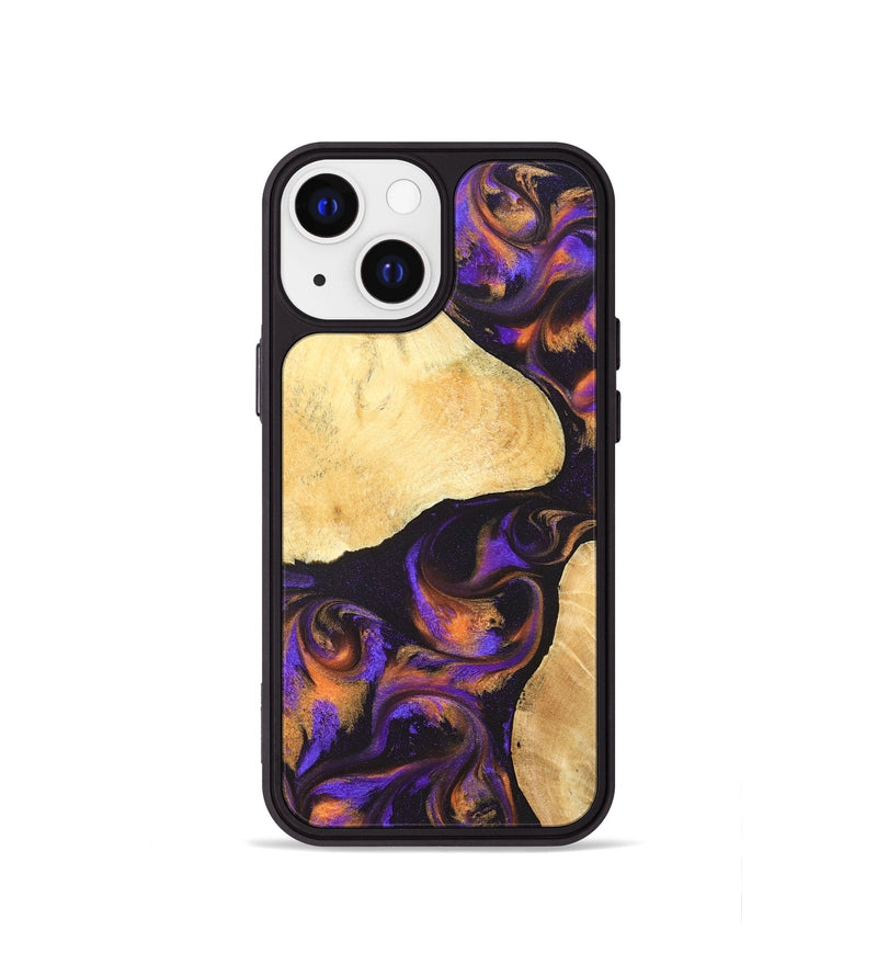iPhone 13 mini Wood Phone Case - Esteban (Purple, 828709)