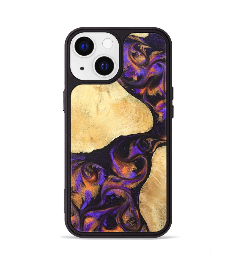 iPhone 13 Wood Phone Case - Esteban (Purple, 828709)