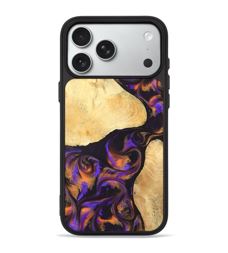 iPhone 18 Pro Max Wood Phone Case - Esteban (Purple, 828709)