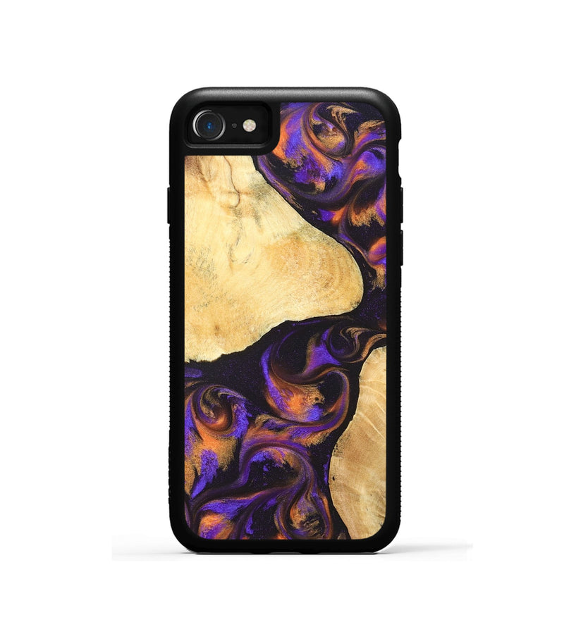 iPhone SE Wood Phone Case - Esteban (Purple, 828709)