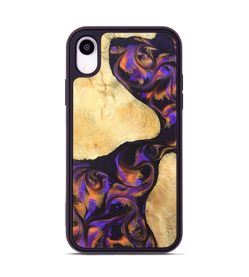 iPhone Xr Wood Phone Case - Esteban (Purple, 828709)