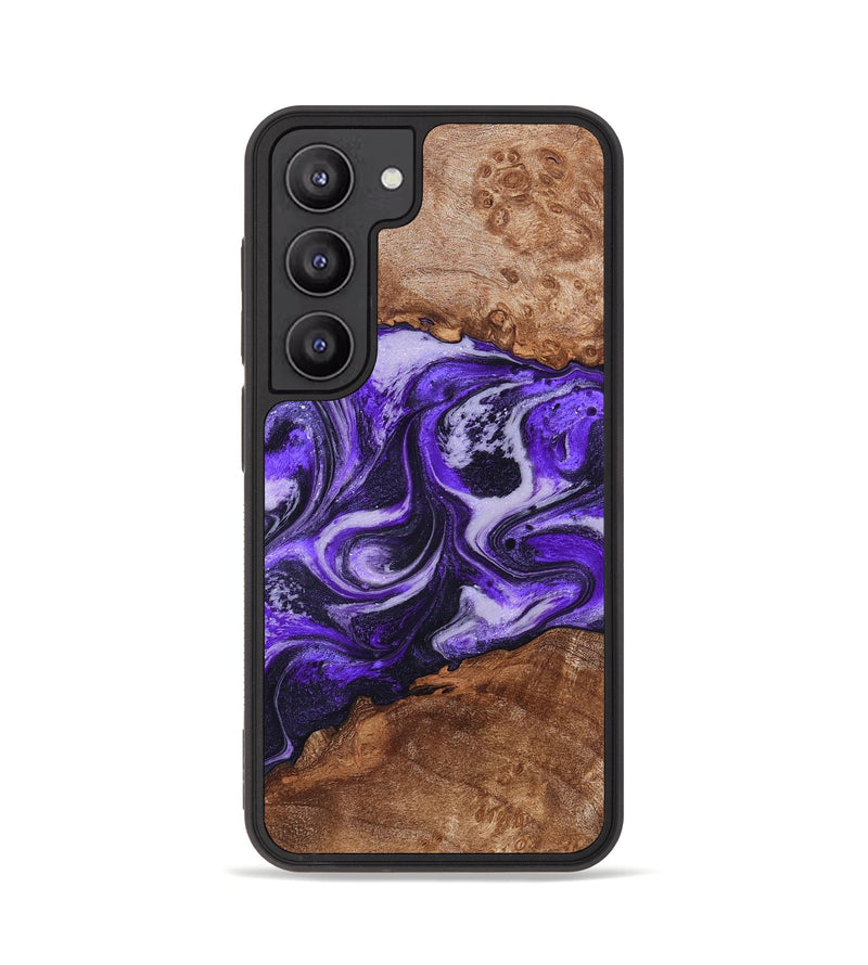 Galaxy S23 Wood Phone Case - Zaiden (Purple, 828711)